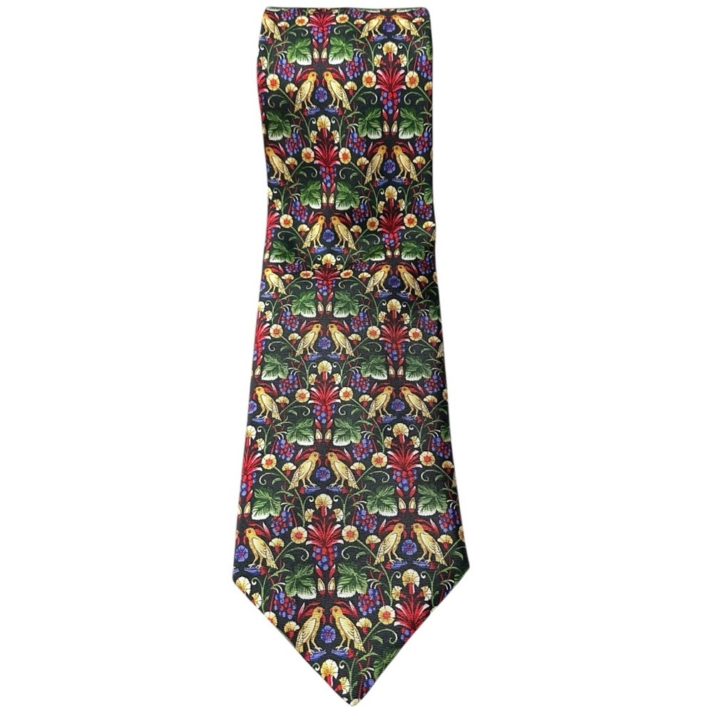 Vintage Lord & Taylor All Silk Made in England Liberty Bird Tie